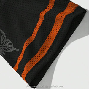 2026 Fashion Boxy <b>Cropped</b> Breathable Mesh American Football Jersey for <b>Men</b> Custom Design Sublimation Print Short Home Wear - Product Image 4