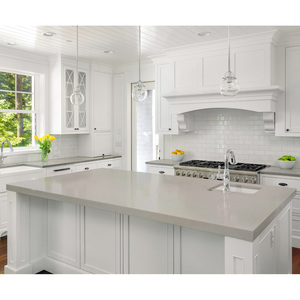 Custom Kitchen and Bathroom Vanity Tops Calacatta Quartz Natural Stone Countertops Carrara Calacata Hotel Project Prefab Cut - Product Image 1