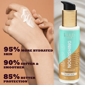 Crème pour les mains nourrissante de qualité supérieure, fabriquée à la main avec des huiles naturelles, hydratante et réparatrice, production écologique européenne pour les marques privées - Product Image 2