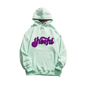 2025 High Quality Customization <b>Men's</b> Winter <b>Hoodie</b> with Puff Print 100% Cotton Regular Length - Product Image 5