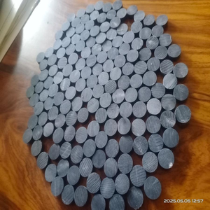 Décoration de paillettes vierges de boutons en corne de buffle naturelle de haute qualité | Tige carrée écologique pour vêtements en jean - Product Image 1