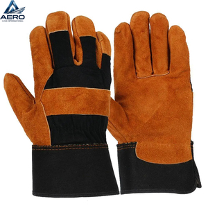 Guantes de Trabajo de Primera Calidad, Guantes de Trabajo de Alto Rendimiento, Guantes de Trabajo de Cuero Transpirable, Buena Calidad, Cómodos - Product Image 1