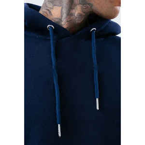 Unique Simple Style <b>Men's</b> Solid 100% Cotton Breathable <b>Fleece</b> Hoodie & <b>Shorts</b> Set Drawstring Casual Wear - Product Image 5