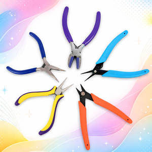 Juego de Alicates Profesionales para Joyería, 5 Piezas, Kit de Herramientas de Precisión para Abalorios, Envoltura de Alambre, Manualidades - Product Image 1