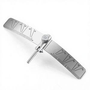 Localizador de implantes dentales de acero inoxidable autoclavable, regla de ángulo de posicionamiento de plantación quirúrgica, medidor para equipos dentales CE ISO - Product Image 1