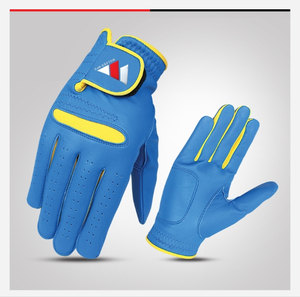 Gants de golf en cuir sur mesure de qualité supérieure, nouveau design, impression de logo personnalisé pour hommes - Product Image 1