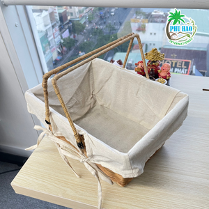 HOT SELLING PRODUCT Eco-Friendly Water <b>Hyacinth</b> <b>Baskets</b> Export From Vietnam: Durable & Stylish - Product Image 4