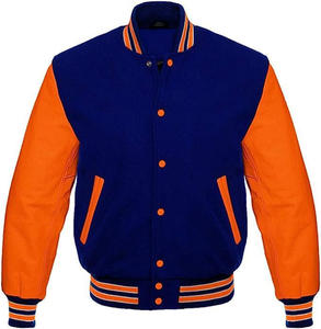 Vestes universitaires sportives OEM avec col montant Broderie personnalisée et logo personnalisé pour les équipes et les écoles - Product Image 1