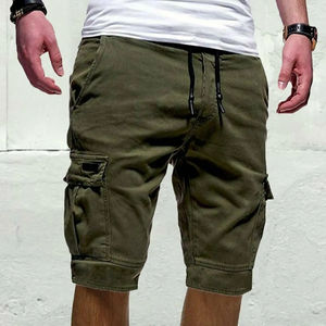 Short cargo pour hommes 2025 nouveauté pantalon de rue haute à la mode avec plusieurs poches dans un nouveau style Service OEM personnalisé respirant - Product Image 4