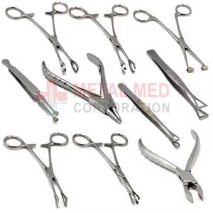 Premium Quality 2025 Hot Selling Skin Body <b>Piercing</b> Tool <b>Kit</b>/Set Stainless Steel by Metal Med Corporation MM-11072025-15 - Product Image 2