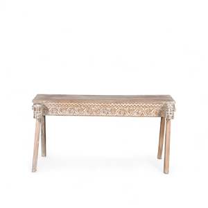 โต๊ะข้างไม้ทำมือสไตล์วินเทจเรียบง่ายสำหรับห้องโถง วิลล่า ห้องนั่งเล่น โรงแรม ห้องนอน โต๊ะคอนโซลทันสมัย เฟอร์นิเจอร์ - Product Image 4