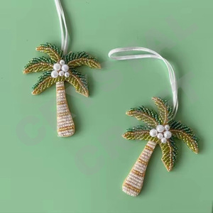 Palm Tree Fashion Charms Seed Beads Cute Daily Custom Character Star Charms Girl Gift New Trend Style for Beaded - Product Image 2