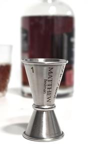 Jigger de Barra de Doble Cara Grabado en Acero Inoxidable, Herramienta de Medición de Cócteles de Precisión con Diseño Equilibrado para una Vertida Precisa - Product Image 2