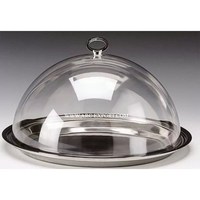 Beurrier et plateau en métal de qualité supérieure de couleur argent de haute qualité, accessoires de table pour la maison et l'hôtel