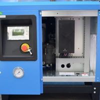Compresseur d'air à vis Airstone monophasé 220V 7.5Kw PM VSD, mini compresseur d'air rotatif sans réservoir