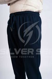 Pantalones de chándal ligeros de algodón 100% para hombre, pantalón de chándal de secado rápido, cintura elástica, transpirable, cálido, para gimnasio, deportes, pantalón de invierno elástico - Product Image 5