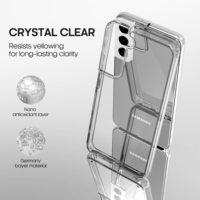 Soonleader Grosir Harga Murah Transparan Anti Gores Tahan Banting Anti Menguning Casing TPU PC untuk S22 Termasuk Pelindung Layar