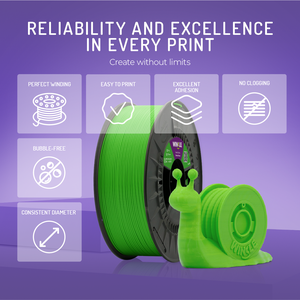 ไส้พิมพ์ 3 มิติ WINKLE PLA HD ขนาด 1.75 มม. น้ำหนัก 1 กก. สำหรับเครื่องพิมพ์ 3 มิติ ความแม่นยำสูง 0.05 มม. รองรับอุณหภูมิ 190-230 องศาเซลเซียส ย่อยสลายได้ พิมพ์ง่าย - Product Image 4