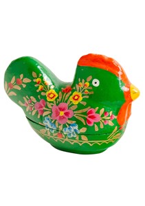 Charming Handcrafted Paper Mache Easter Hen Decor Festive Collection for Party Displays - Product Image 3