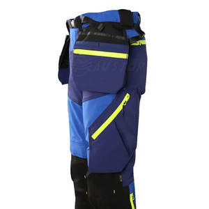 กางเกงทำงานกลางแจ้งน้ำหนักเบาของผู้ชายสะท้อนแสงมีหลายกระเป๋าระบายอากาศได้ดีมองเห็นได้ชัดเจน - Product Image 2