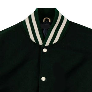 Veste de baseball décontractée à logo personnalisé OEM pour hommes, veste bomber ajustée, veste de baseball, tailles grandes pour hommes - Product Image 3