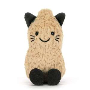 Peluche chat cacahuète mignon de 9 cm, collection JC 25e anniversaire, thème Halloween, avec tenue, rembourrage en coton PP, finition lavée - Product Image 1