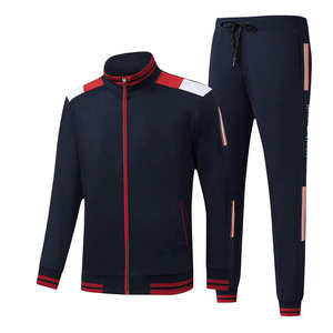 Two Piece New Jogging Wear Tracksuit Set Slim <b>Fit</b> Plus Size Casual Wear Training Men Tracksuit Set - Product Image 5
