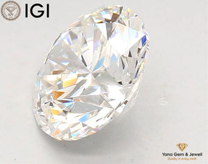 Igi เพชร4.50กะรัตทรงกลมมีความคมชัด VVS2สี D ห้องปฏิบัติการ CVD สำหรับปลูกเครื่องประดับ - Product Image 2