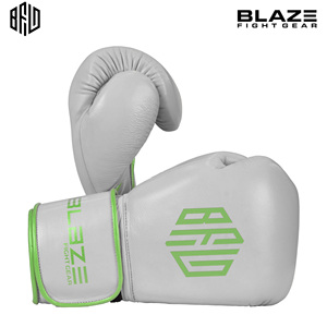 ถุงมือชกมวยหนังแท้ BLAZEFIGHTGEAR สำหรับฝึกซ้อม คิกบ็อกซิ่ง มวยไทย ออกกำลังกาย สายรัด 4 นิ้ว สำหรับปิดผนึก MMA - Product Image 5