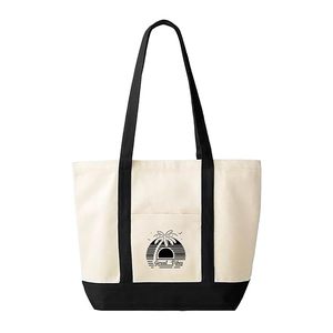 Eco-Friendly Portable <b>Beach</b> Tote Bag Summer Cotton <b>Canvas</b> Zipper Denim <b>Canvas</b> Solid Color Water Resistant Polyester <b>Canvas</b> - Product Image 4