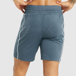 Pantalones cortos de entrenamiento para hombre duraderos hechos en Pakistán, pantalones cortos de entrenamiento para hombre hechos de algodón de último diseño para talla adulta - Product Image 2