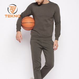 2025 Otoño Invierno 2 piezas ropa atlética para hombres transpirable peso pesado Jogging deportes chándal sólido Jogger pantalón impreso - Product Image 5