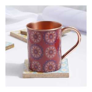 High Demand Quality Minimalist Pure Copper Moscow Mule <b>Cups</b> Lead-Free Business Gifts Bulk <b>Ceramic</b> Tumbler - Product Image 1