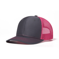 Gorras Trucker Personalizadas OEM para Exteriores, Gorra Snapback de 6 Paneles de Alta Calidad, Lona Lisa con Malla para Hombre