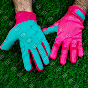 Gants de frappeur en cuir de vachette de qualité supérieure Joueurs sérieux Qualité professionnelle Léger Taille personnalisée Réglable Baseball - Product Image 1