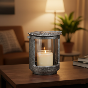 Haute Qualité Bougie De Noël Photophore À La Main Pot Lanterne Table Top Décorations Pour La Maison Avec Couleur Personnalisée - Product Image 2