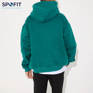 High Quality OEM <b>Plain</b> Dyed Heavyweight Fleece 100% Cotton Logo Printed Oversize Custom Unisex Men Winter <b>Hoodie</b> - Product Image 4