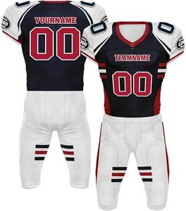 Vente en gros 2025 matériel personnalisé sergé maille jeunesse football américain pratique maillot sublimation football américain uniforme pour hommes - Product Image 3