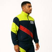 Ensemble coupe-vent léger et personnalisé avec bandes réfléchissantes, respirant, pour homme, idéal pour le sport, les activités de plein air et le streetwear (OEM)