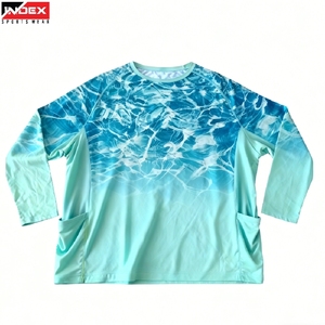 Camiseta de Pesca de Manga Larga para Hombre INDEX SPORTSWEAR, Impresión por Sublimación, UPF 50, Anti-UV, Secado Rápido, Ropa Deportiva para Exteriores - Product Image 1