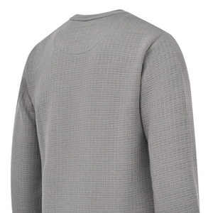 Otoño Invierno hombres 100% algodón transpirable tejido Digital frontal Casual Formal sudadera textura de cemento sudaderas con capucha sudaderas - Product Image 5