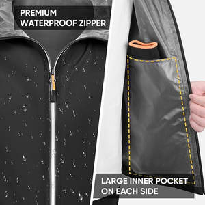 แจ็กเก็ตกันลมสำหรับผู้ชายเสื้อแจ็คเก็ตผ้าเดนิมสไตล์วินเทจสำหรับฤดูใบไม้ผลิฤดูหนาว - Product Image 4