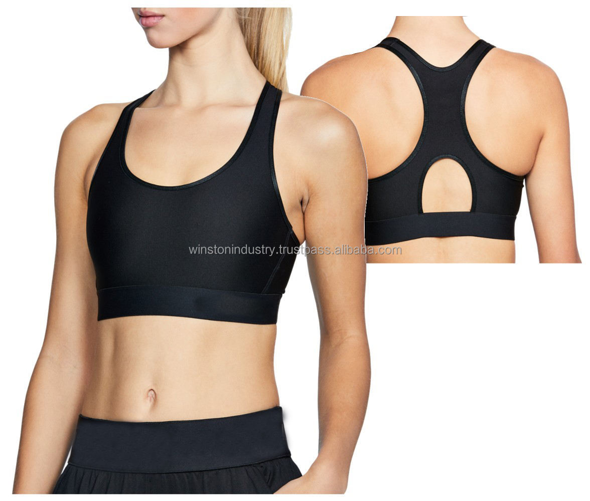 Breathable Backless Crop Sports Bra