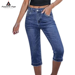 Capris Ligeros para Mujer, los Más Vendidos, Ropa Casual, Jeans Capris de Primera Calidad Hechos en Pakistán - Product Image 5