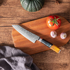 Cuchillos de Cocina de Acero de Damasco VG10 de 67 Capas, Cuchillo de Chef Kiritsuke Martillado, Cuchillo de Chef Profesional Hecho a Mano - Product Image 5