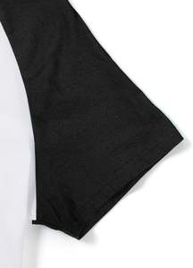 เสื้อยืดลายหัวกะโหลกสำหรับผู้หญิงเสื้อครอปแขนสั้นมีรอยขาดทำจากผ้าฝ้ายและอีลาสเทน - Product Image 3