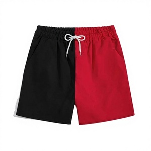 MANGOES FASHION Men's High Street Style Casual Shorts Custom Color <b>Design</b> Cotton Summer Wear Mid Elastic Waist Front Logo - Product Image 1