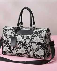 Sac de voyage résistant à l'eau réglable en cuir vintage de luxe personnalisé de grande capacité - Product Image 4