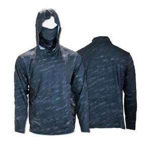 Diseño personalizado 100% poliéster Spandex camisas con capucha ropa deportiva de manga larga para pesca UPF protección solar conjuntos de ropa de pesca - Product Image 6