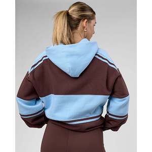 เสื้อฮู้ดโอเวอร์ไซส์ A-Team ผ้าเจอร์ซีย์กันยับสีช็อกโกแลตร้อน - Product Image 5